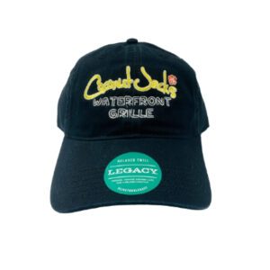 coconut jack's black hat with logo