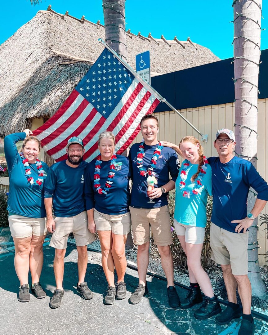 A group of people standing next to each other.