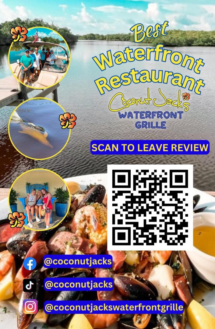 A restaurant with a bunch of food on it