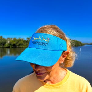 Jack's Bright Blue Visor